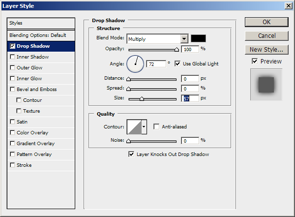 Layer Style Setting