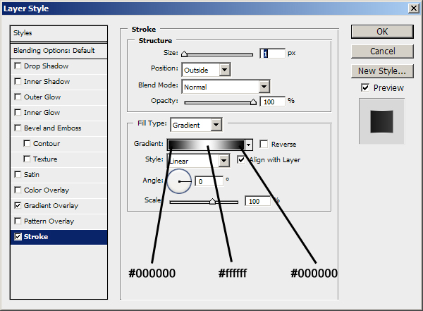 Layer style settings 2