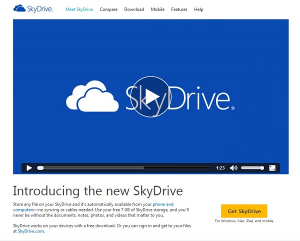 Microsoft SkyDrive