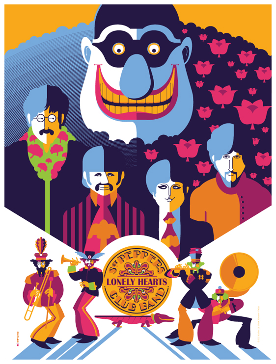Yellow Submarine by Tom Whalen