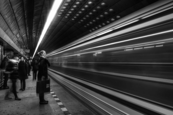 "Subway Black and White" | Photography by voogac "Subway Black and White" | Photography by voogac via YouTheDesigner