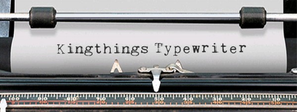 Kingthings Typewriter Kingthings Typewriter via YouTheDesigner