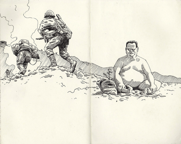 Sketchbook Illustration by Mateusz Nowakowski Sketchbook Illustration by Mateusz Nowakowski via YouTheDesigner.com