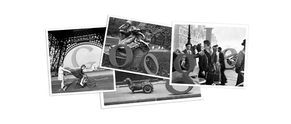 Google Doodles: Robert Doisneau's 100th Birthday