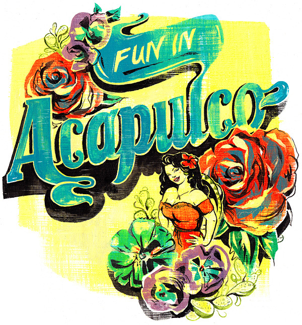 Fun in Acapulco! - Design by Jacqui Oakley Fun in Acapulco! - Design by Jacqui Oakley via YouTheDesigner