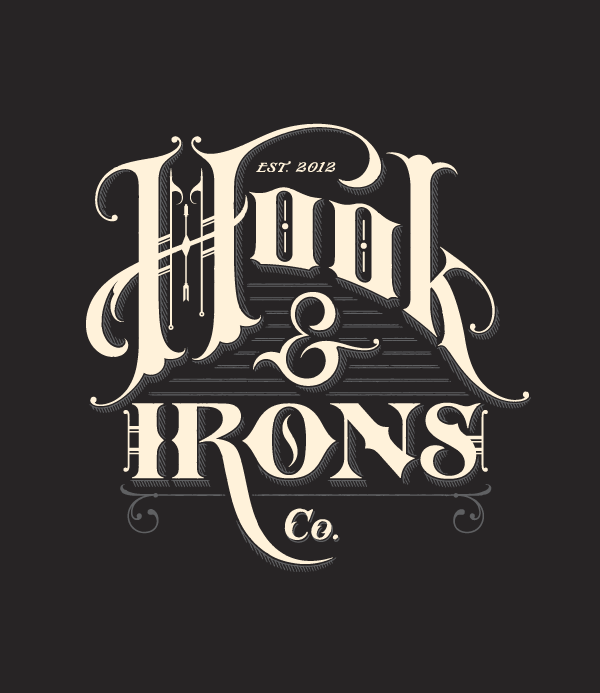 Hook & Irons, Co. Branding by Ginger Monkey Hook & Irons, Co. Branding by Ginger Monkey via YouTheDesigner