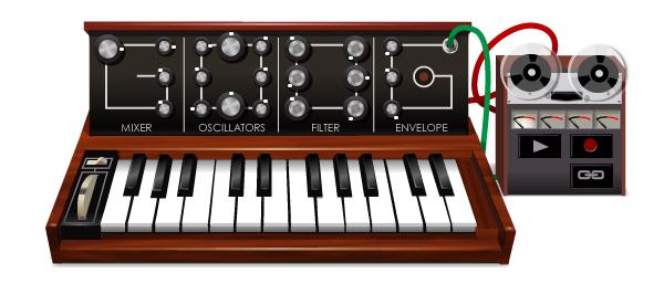 Google Doodles: Robert Moog's 78th Birthday
