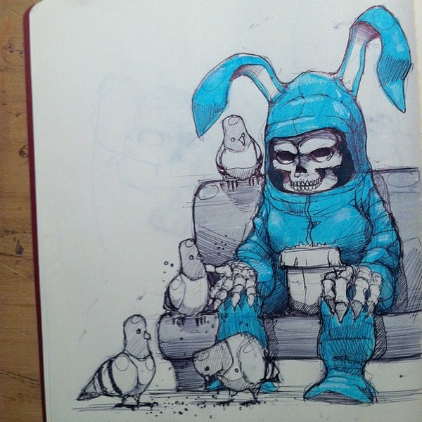 Sketchbook Illustrations by Norio Fujikawa Sketchbook Illustrations by Norio Fujikawa via YouTheDesigner.com