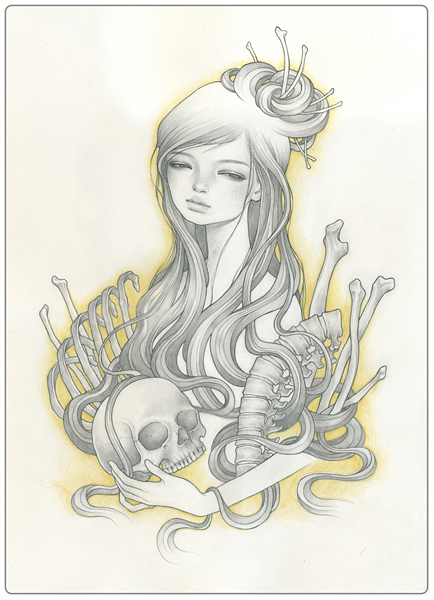 Sketchbook Illustration by Audrey Kawasaki Sketchbook Illustration by Audrey Kawasaki via YouTheDesigner