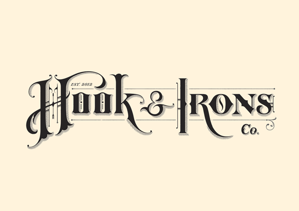 Hook & Irons, Co. Branding by Ginger Monkey Hook & Irons, Co. Branding by Ginger Monkey via YouTheDesigner