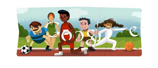 Google Doodles: London Olympics Opening Ceremony 2012