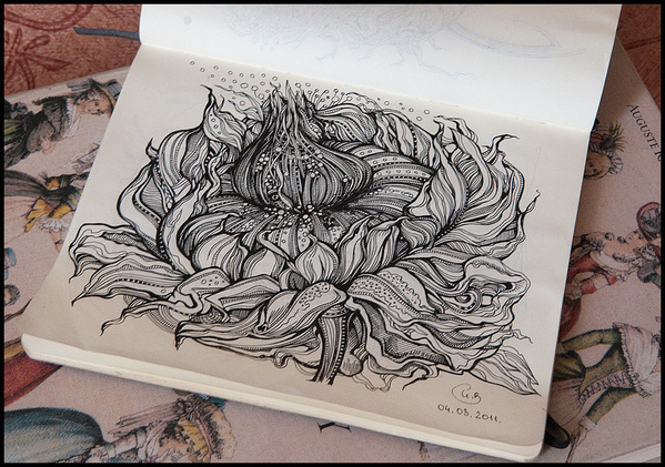 Sketchbook Illustration by Irina Vinnik Sketchbook Illustration by Irina Vinnik via YouTheDesigner.com