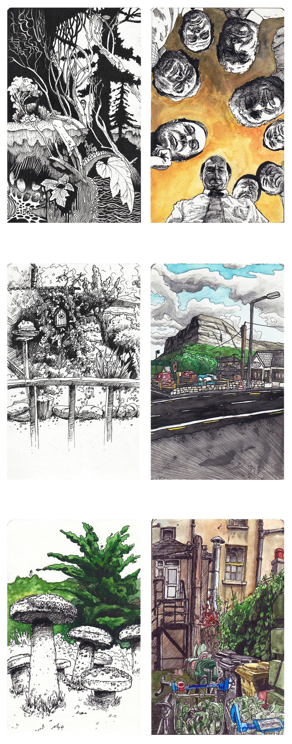 Sketchbook Illustration by Mateusz Nowakowski Sketchbook Illustration by Mateusz Nowakowski via YouTheDesigner.com