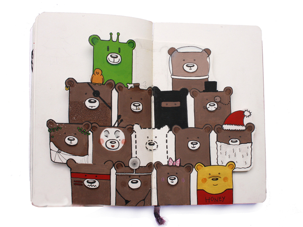 Sketchbook Illustration by Zlatina Gocheva Sketchbook Illustration by Zlatina Gocheva via YouTheDesigner.com
