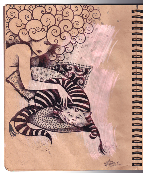 Sketchbook Illustrations by Lesya Nedzelskaya Sketchbook Illustrations by Lesya Nedzelskaya via YouTheDesigner.com