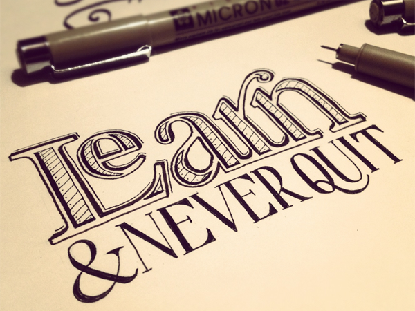 Hand Lettering Quotes by Sean McCabe Hand Lettering Quotes by Sean McCabe via YouTheDesigner