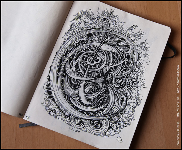 Sketchbook Illustration by Irina Vinnik Sketchbook Illustration by Irina Vinnik via YouTheDesigner.com