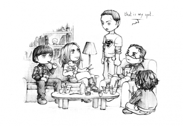 The Big Bang Theory - chibis by nami86