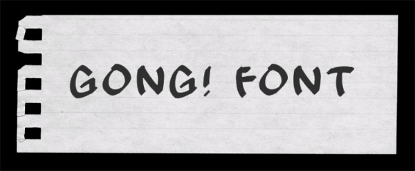 Gong! Font