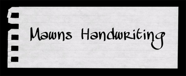 Mawns Handwriting