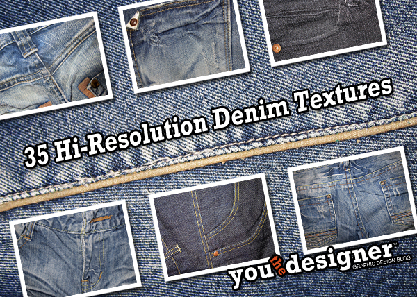 High Resolution Denim Textures by YouTheDesigner