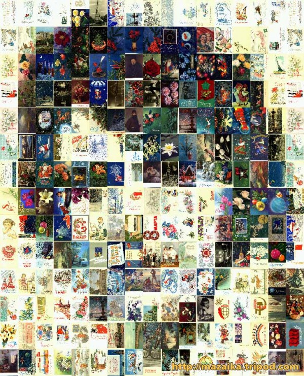 Elvis Postcard mosaic via YouTheDesigner.com
