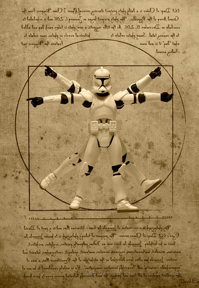 "Vitruvian Trooper" - Photography by David Eger "Vitruvian Trooper" - Photography by David Eger