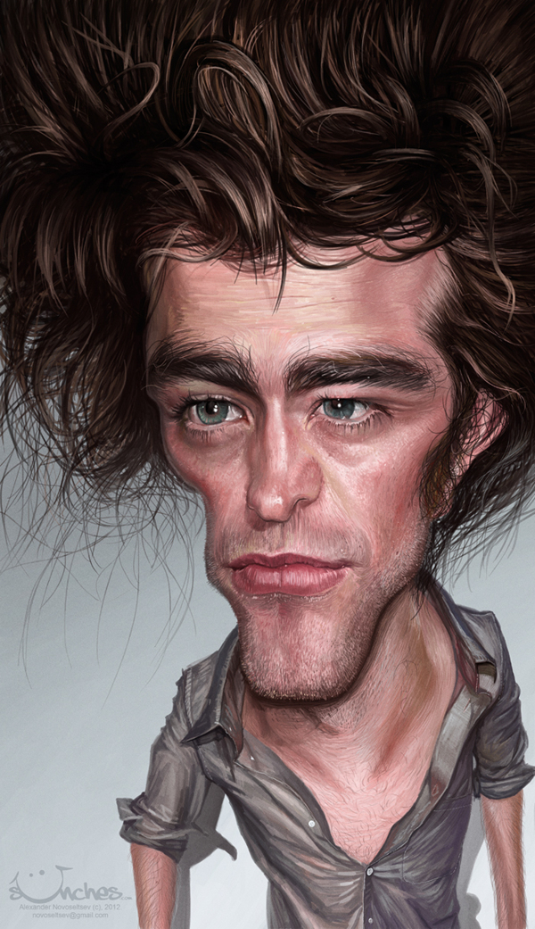 Robert Pattinson - caricature by Alex Novoseltsev Robert Pattinson - caricature by Alex Novoseltsev