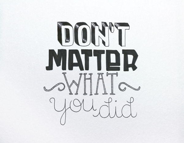 Bob Dylan´s HAND LETTERING EXPERIENCE by Leandro Senna Bob Dylan´s HAND LETTERING EXPERIENCE by Leandro Senna via YouTheDesigner