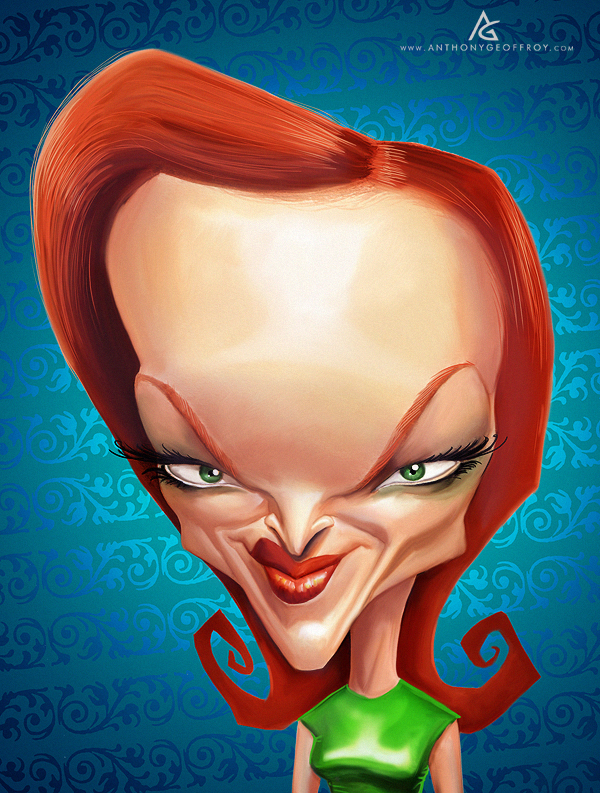 Bree Van De Kamp from Desperate Housewives - caricature by Anthony Geoffroy Bree Van De Kamp from Desperate Housewives - caricature by Anthony Geoffroy