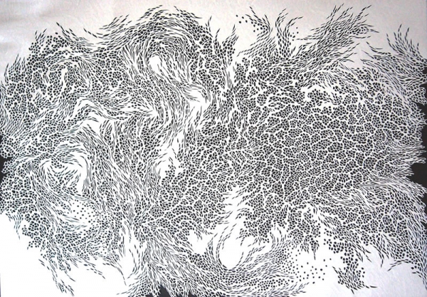 Paper Cut Installation by Tomoko Shioyasu Paper Cut Installation by Tomoko Shioyasu via YouTheDesigner
