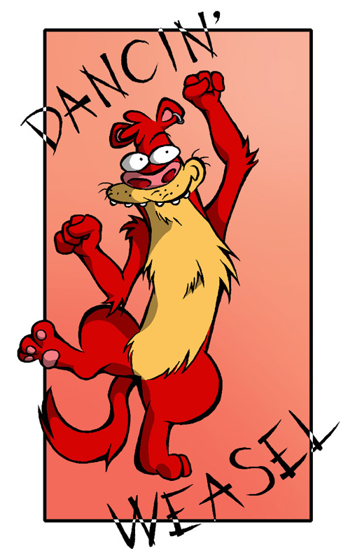 Dancin' I.M. Weasel by weasel-punk Dancin' I.M. Weasel by weasel-punk via YouTheDesigner