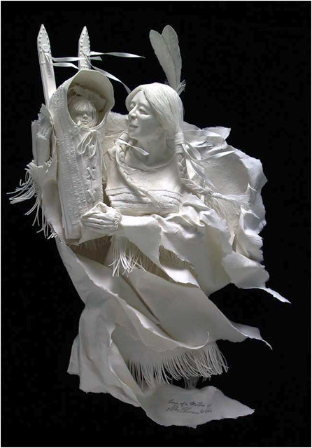 Cast Paper Sculpture by Allen & Patty Eckman Cast Paper Sculpture by Allen & Patty Eckman via YouTheDesigner
