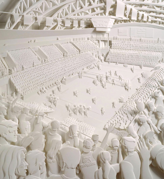 Paper Sculpture by Jeff Nishinaka Paper Sculpture by Jeff Nishinaka via YouTheDesigner