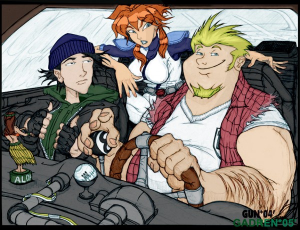 "The Megas Gang" by gadren and GUNSTARheroBLUE "The Megas Gang" by gadren and GUNSTARheroBLUE via YouTheDesigner