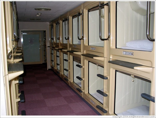 capsule hotel via You the Designer