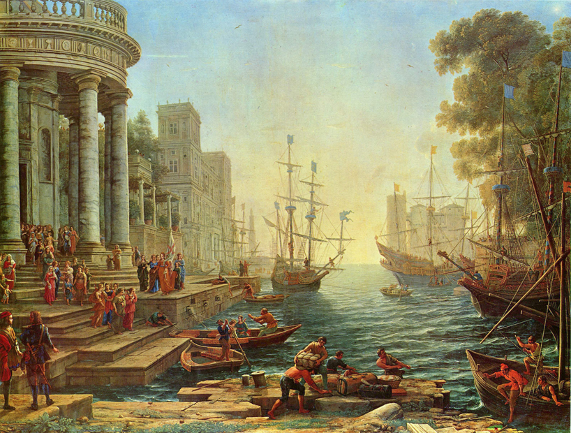 Seaport with the Embarkation of St. Ursula 1641