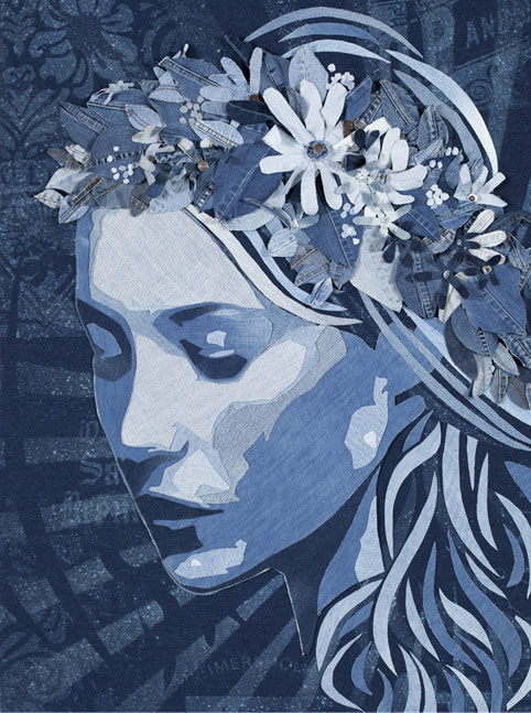 Midsummer Girl/Midsommar Flicka, Denim on Denim by Denimu Midsummer Girl/Midsommar Flicka, Denim on Denim by Denimu