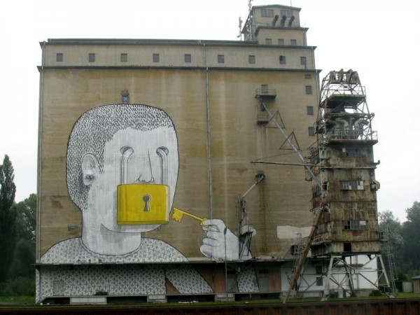 Street Art by BLU Street Art by BLU