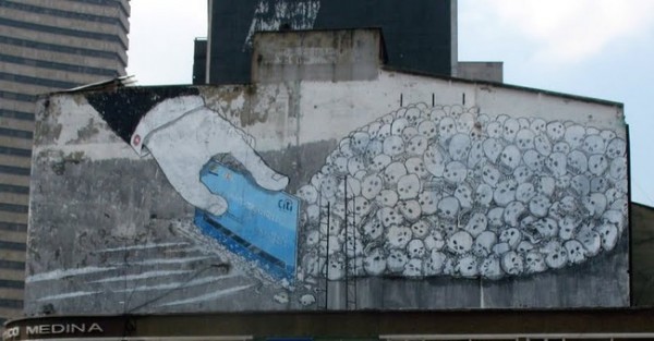 Street Art by BLU Street Art by BLU