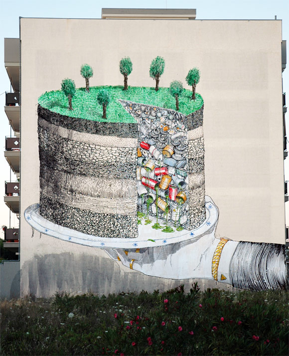 Street Art by BLU Street Art by BLU