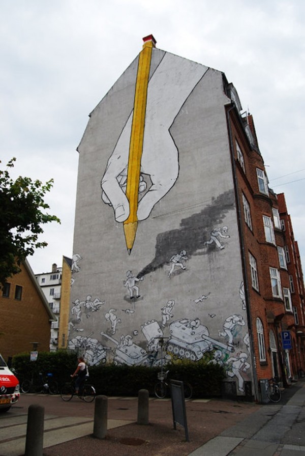 Street Art by BLU Street Art by BLU