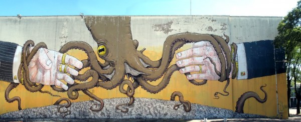 Street Art by BLU Street Art by BLU