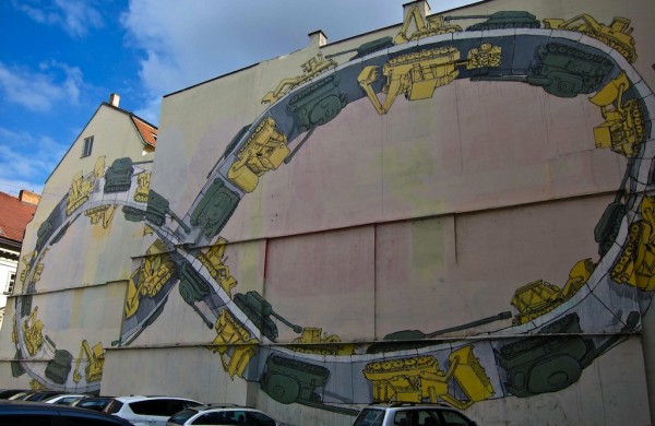 Street Art by BLU Street Art by BLU