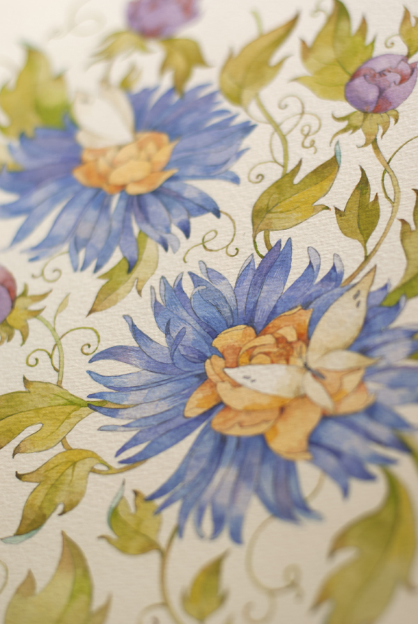 The Lost World Watercolor Patterns by Tetiana Kartasheva The Lost World Watercolor Patterns by Tetiana Kartasheva via YouTheDesigner