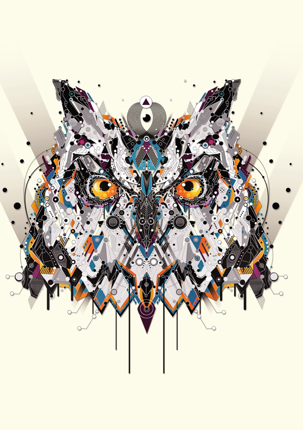 - You! Be Inspired! - Geometric Animal Illustrations by Yo Az - You! Be Inspired! - Geometric Animal Illustrations by Yo Az