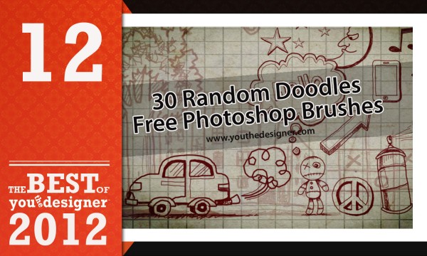 30 Random Doodles Photoshop Brushes 30 Random Doodles Photoshop Brushes