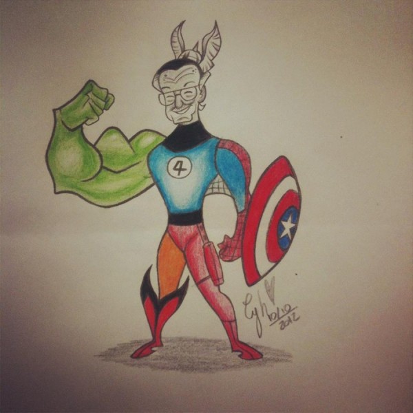 "Stan Lee" by xCyhx "Stan Lee" by xCyhx