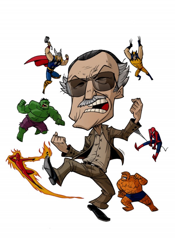 "CARICATURES: STAN LEE" by Zuccarello "CARICATURES: STAN LEE" by Zuccarello