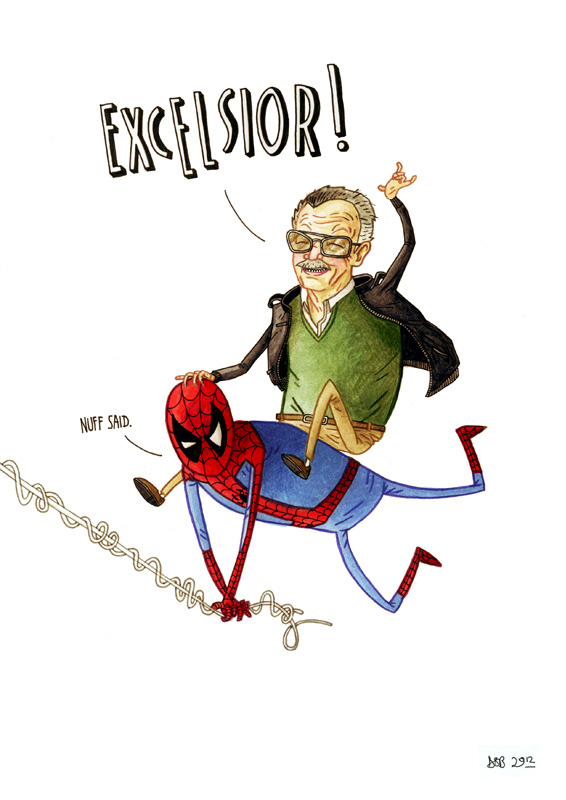 "Stan Lee and Spidey" by dsb "Stan Lee and Spidey" by dsb